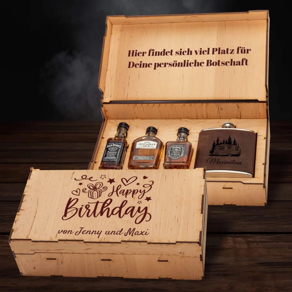 Jack Daniels Geschenkbox - Happy Birthday - Customizer - drink4friends