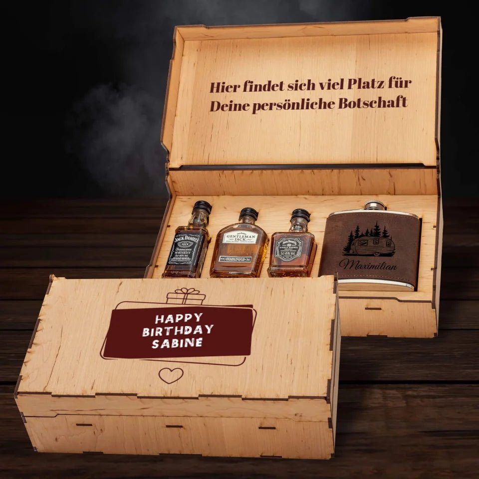 Jack Daniels Geschenkbox - Happy Birthday Banner 2 - Customizer - drink4friends