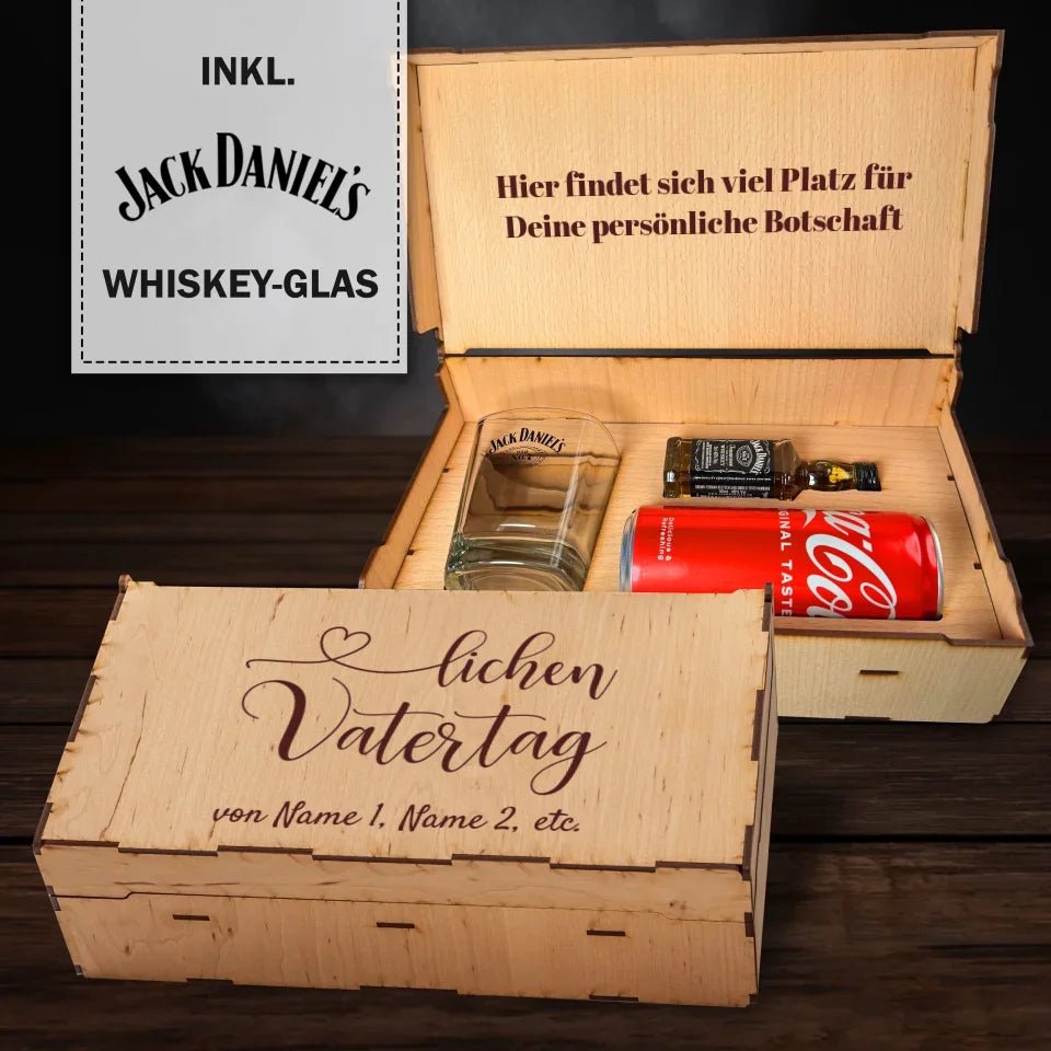 Jack Daniel´s Geschenkbox - Herzlichen Vatertag 2 - Customizer - drink4friends