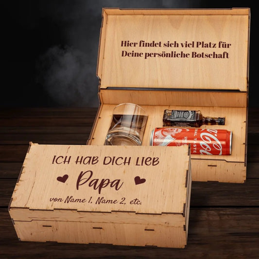 Jack Daniel´s Geschenkbox - Ich hab dich lieb Papa - Customizer - drink4friends