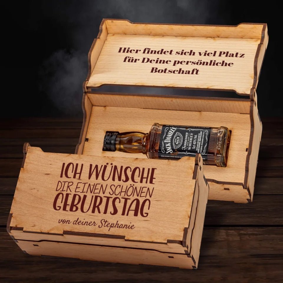 Jack Daniels Geschenkbox - Ich wünsche dir einen schönen Geburtstag - Customizer - drink4friends