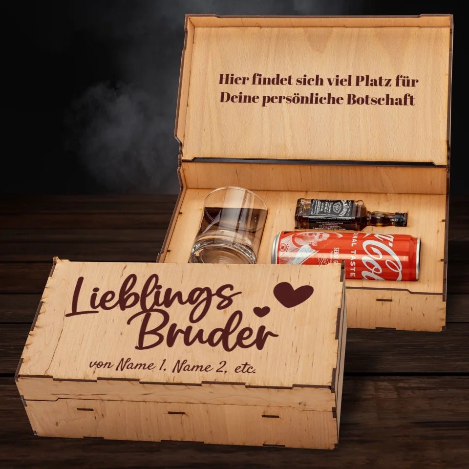 Jack Daniel´s Geschenkbox - Lieblingsbruder - Customizer - drink4friends