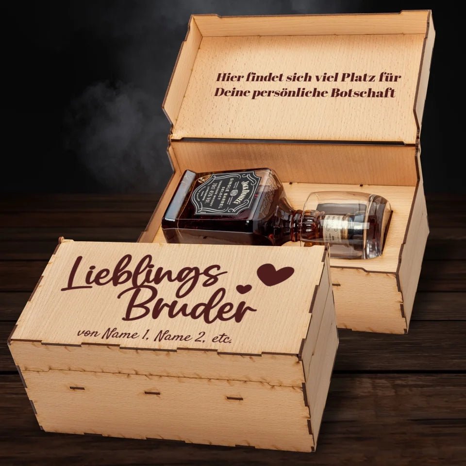 Jack Daniel´s Geschenkbox - Lieblingsbruder - Customizer - drink4friends