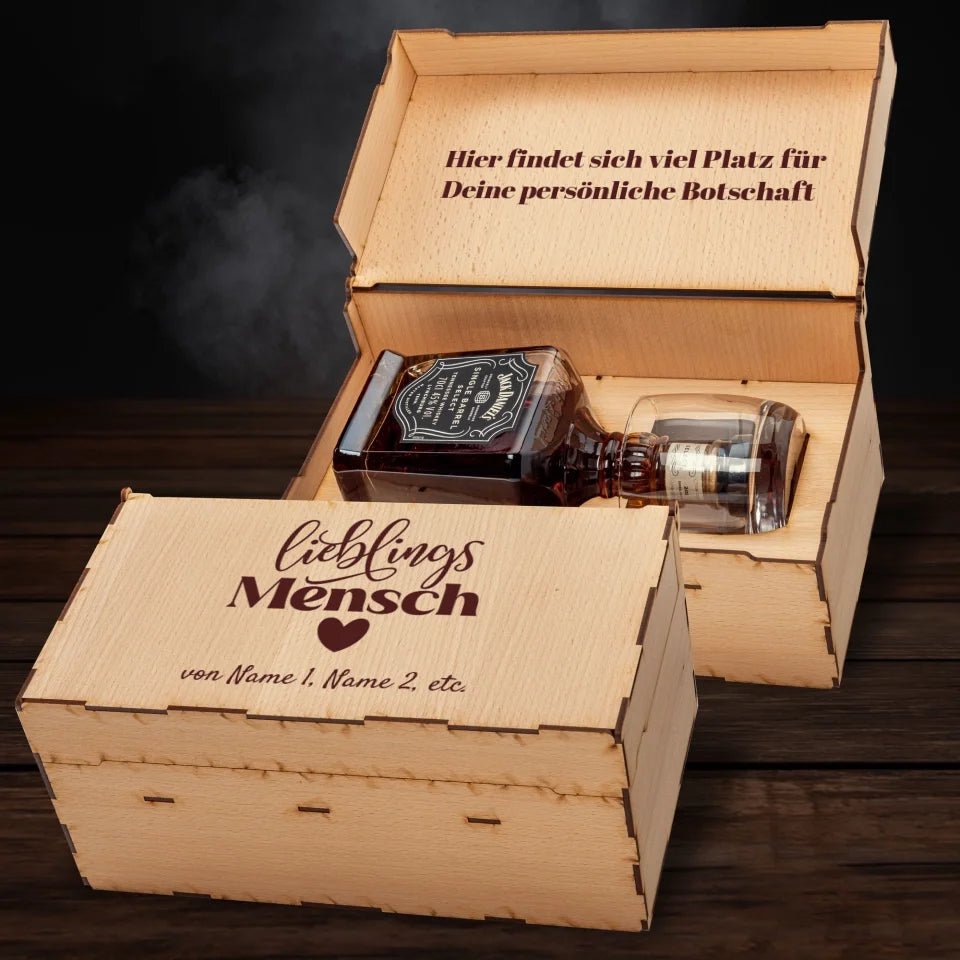 Jack Daniel´s Geschenkbox - Lieblingsmensch - Customizer - drink4friends