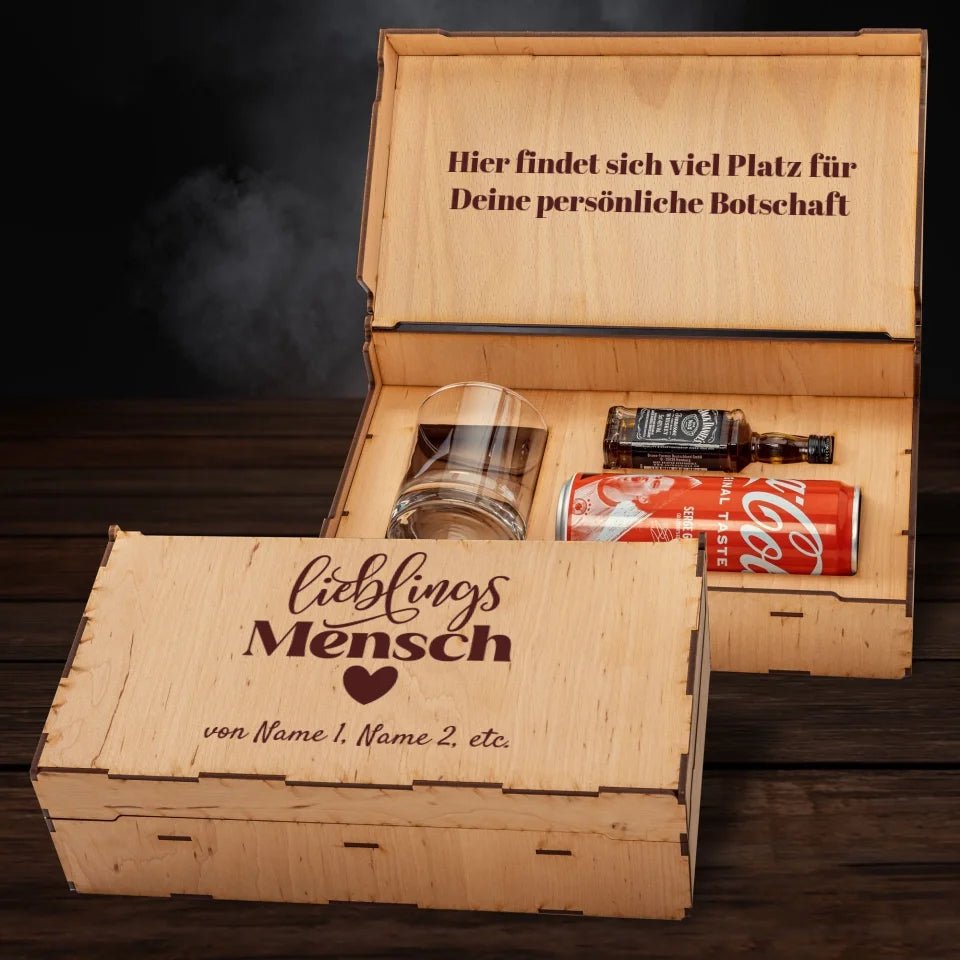 Jack Daniel´s Geschenkbox - Lieblingsmensch - Customizer - drink4friends