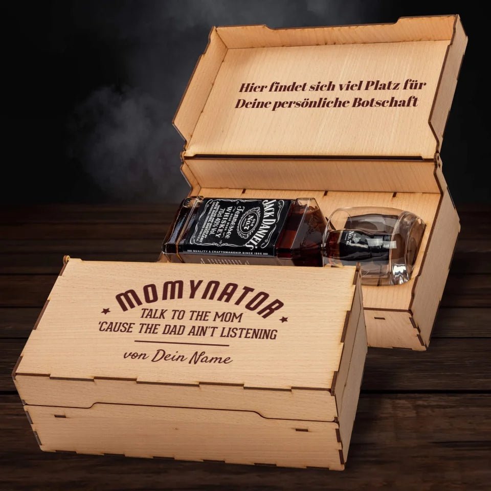 Jack Daniel´s Geschenkbox - Momynator - Customizer - drink4friends