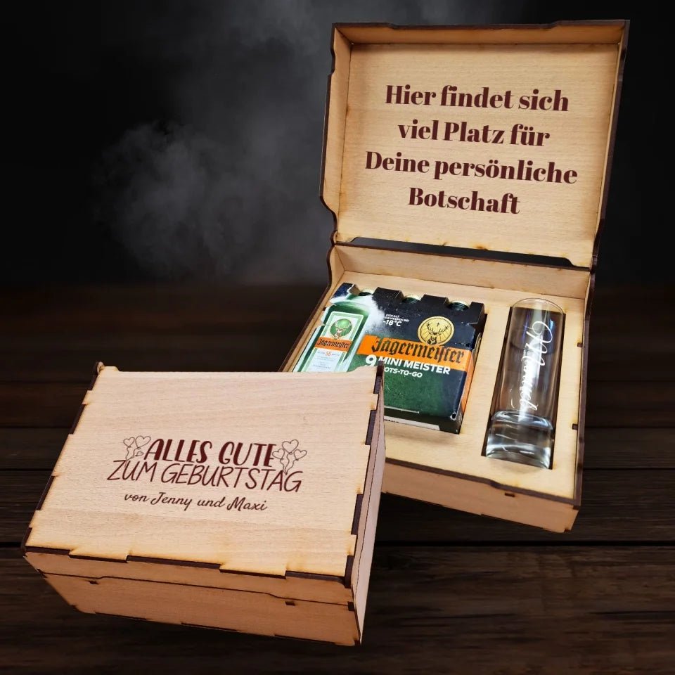 Jägermeister Geschenkbox - Alles Gute zum Geburtstag - Drink4friends - drink4friends