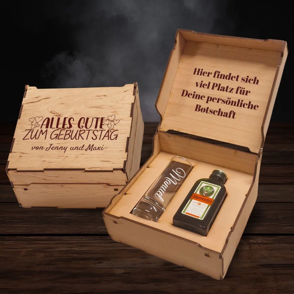 Jägermeister Geschenkbox - Alles Gute zum Geburtstag - Drink4friends - drink4friends