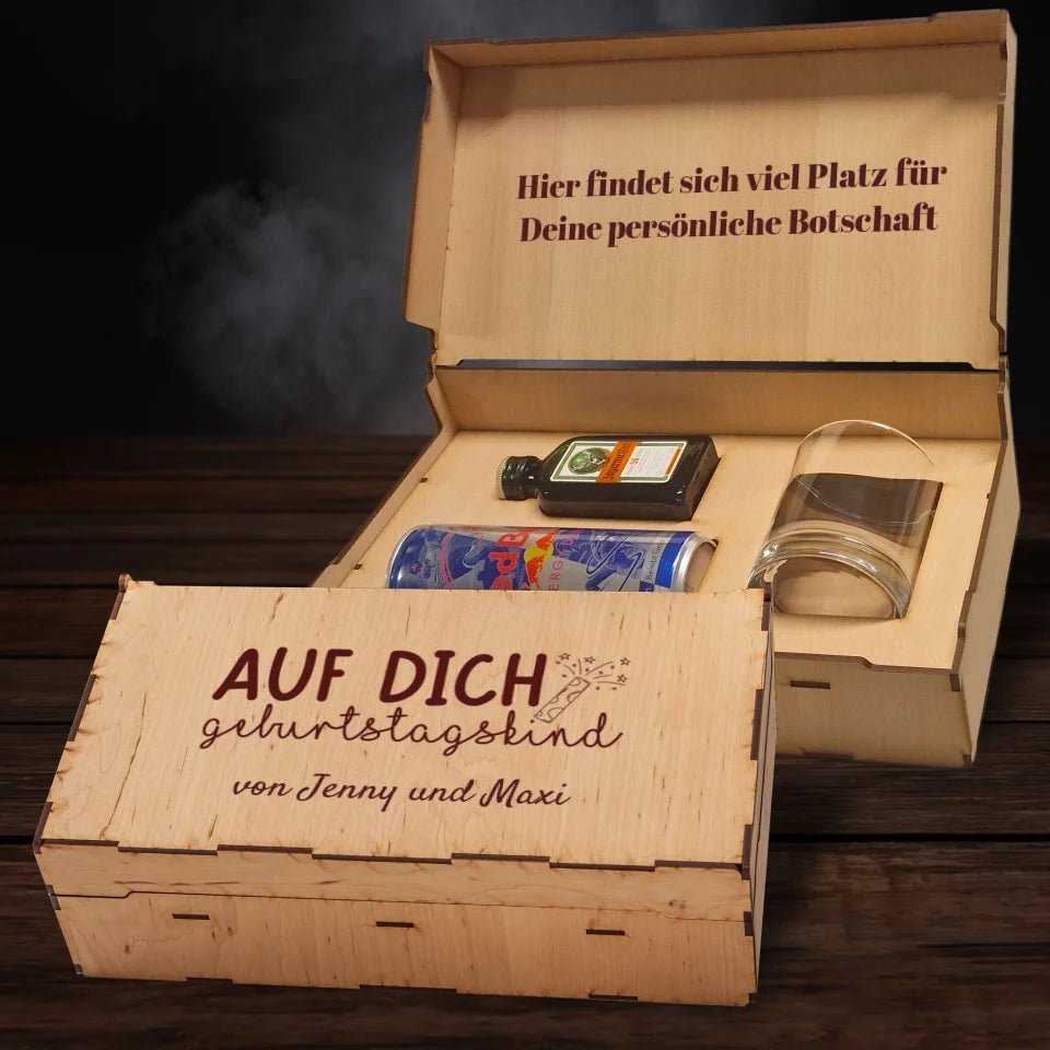 Jägermeister Geschenkbox - Auf dich - Drink4friends - drink4friends