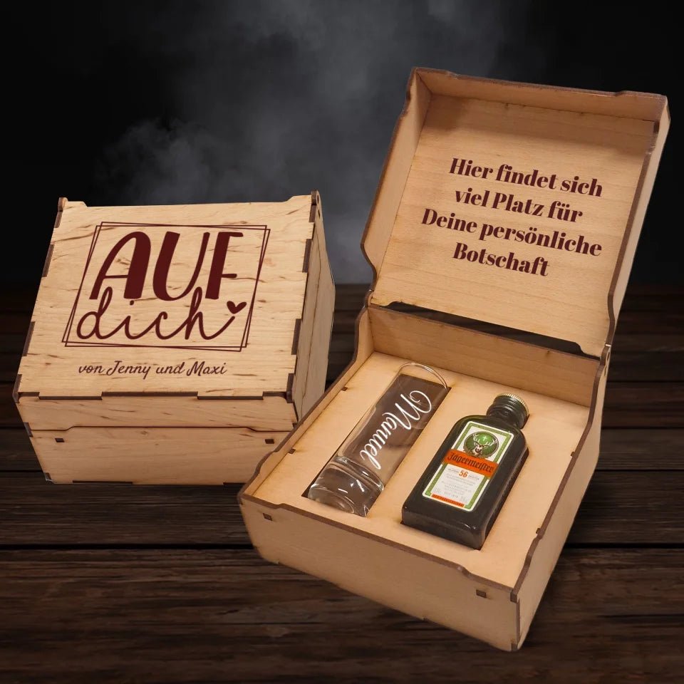 Jägermeister Geschenkbox - Auf dich - Drink4friends - drink4friends