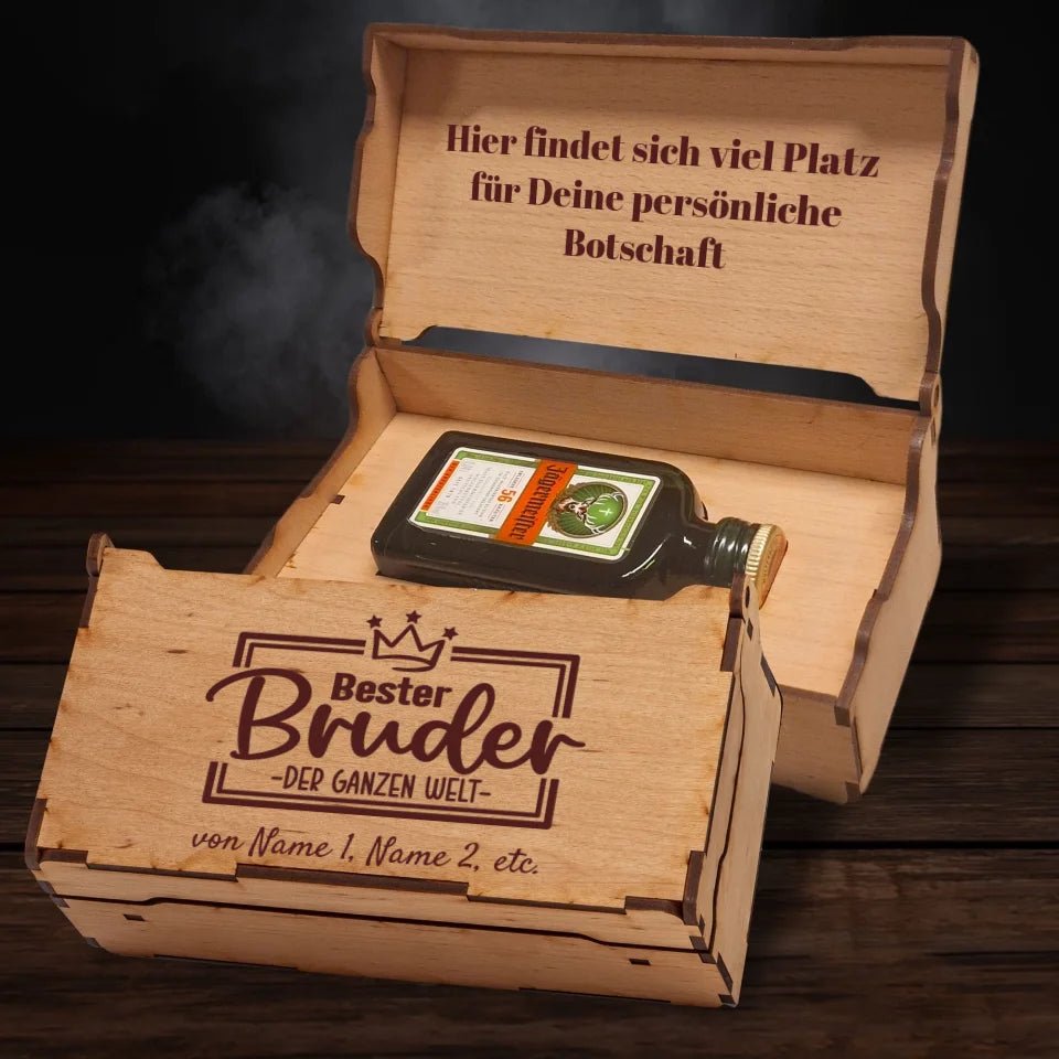 Jägermeister Geschenkbox - Bester Bruder der ganzen Welt - Drink4friends - drink4friends