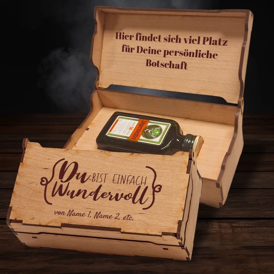 Jägermeister Geschenkbox - Du bist einfach wundervoll - Drink4friends - drink4friends