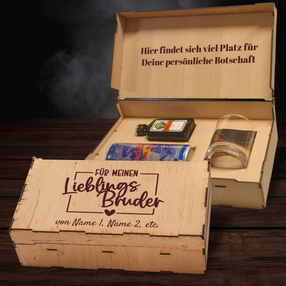 Jägermeister Geschenkbox - Für meinen Lieblingsbruder - Drink4friends - drink4friends