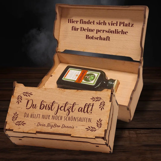 Jägermeister Geschenkbox - Geburtstag - Du bist jetzt alt! - Drink4friends - drink4friends