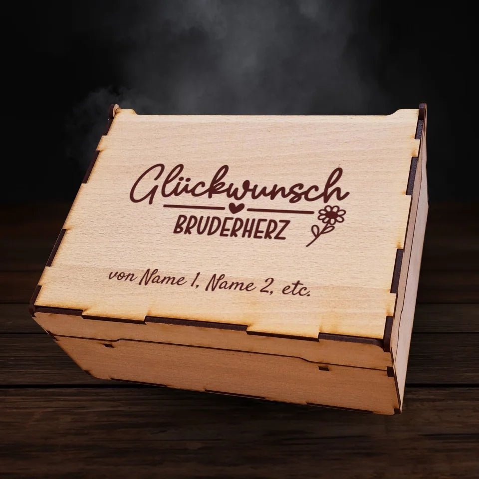 Jägermeister Geschenkbox - Glückwunsch Bruderherz - Drink4friends - drink4friends