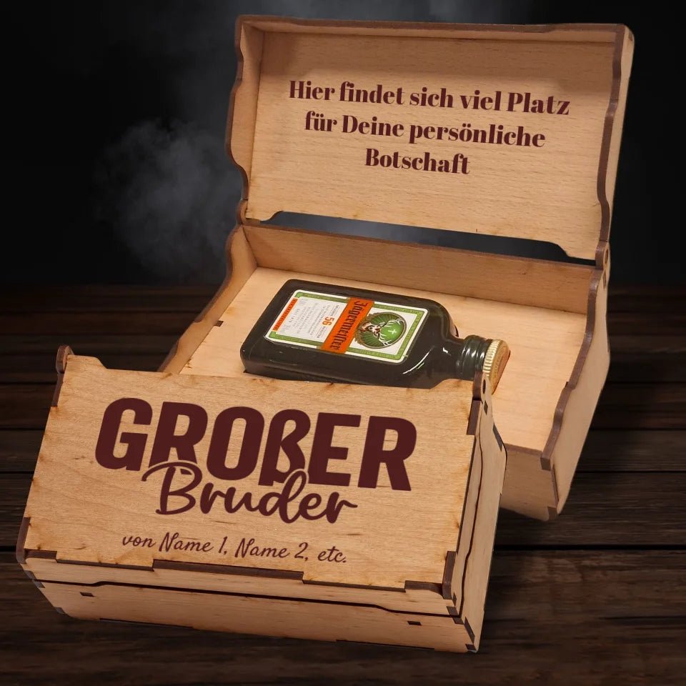 Jägermeister Geschenkbox - Großer/Kleiner Bruder - Drink4friends - drink4friends