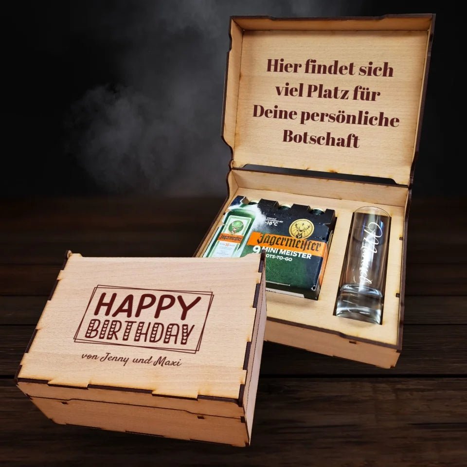 Jägermeister Geschenkbox - Happy Birthday - Drink4friends - drink4friends