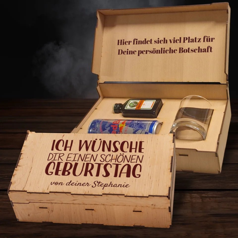 Jägermeister Geschenkbox - Ich wünsche dir einen schönen Geburtstag - Drink4friends - drink4friends