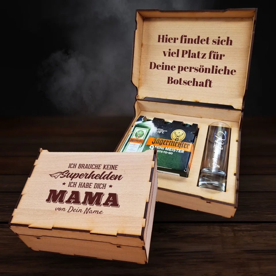 Jägermeister Geschenkbox - Ich/Wir habe(n) dich Mama - Drink4friends - drink4friends