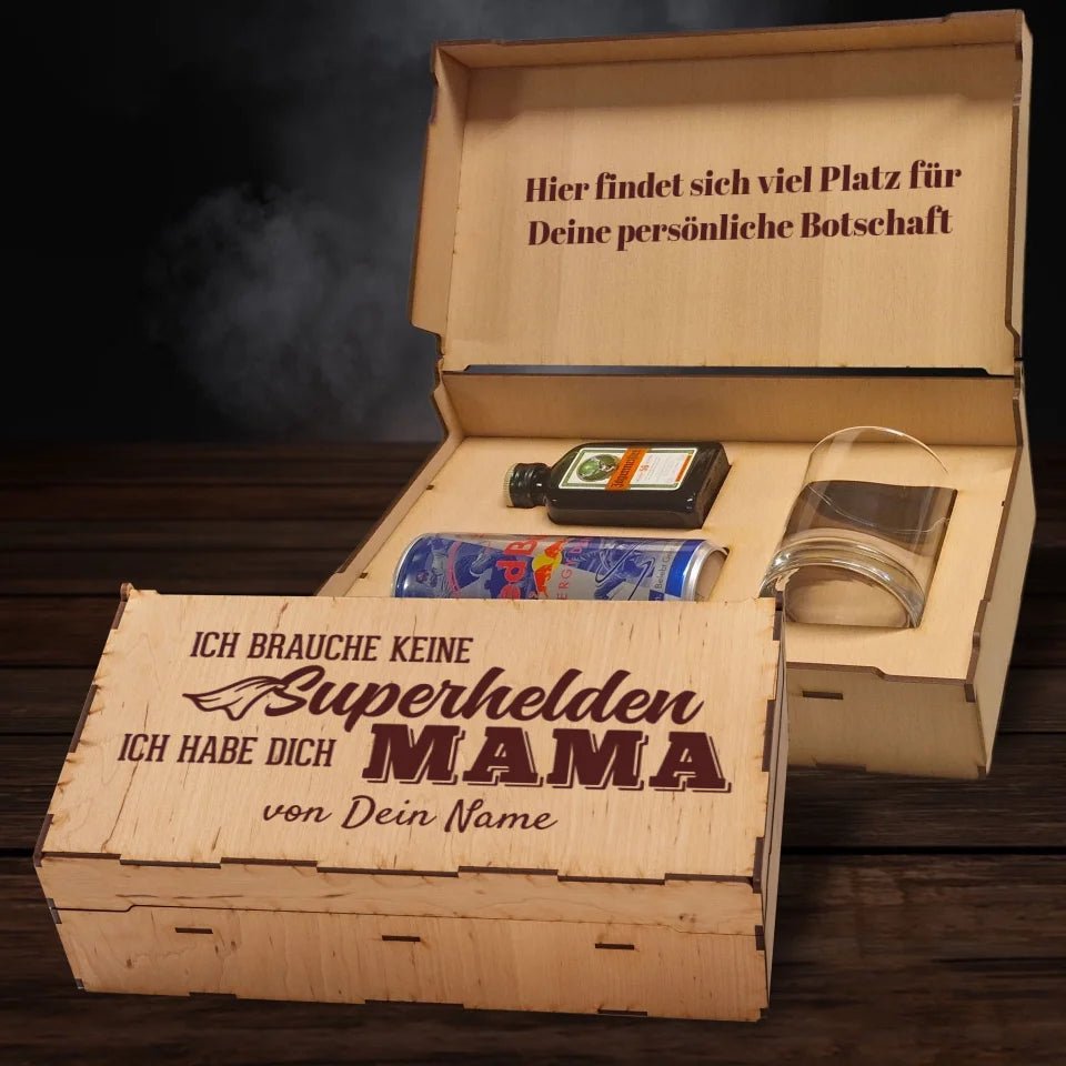 Jägermeister Geschenkbox - Ich/Wir habe(n) dich Mama - Drink4friends - drink4friends