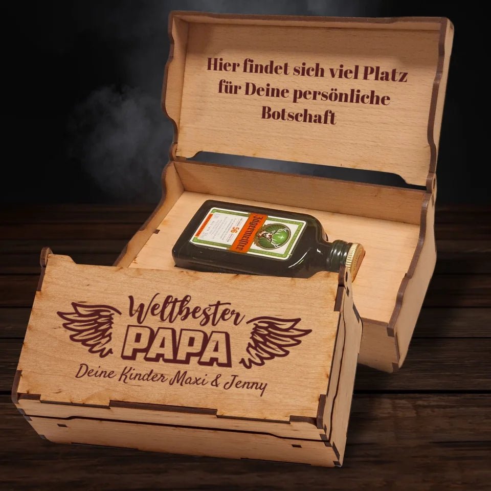 Jägermeister Geschenkbox - Weltbester Papa - Drink4friends - drink4friends