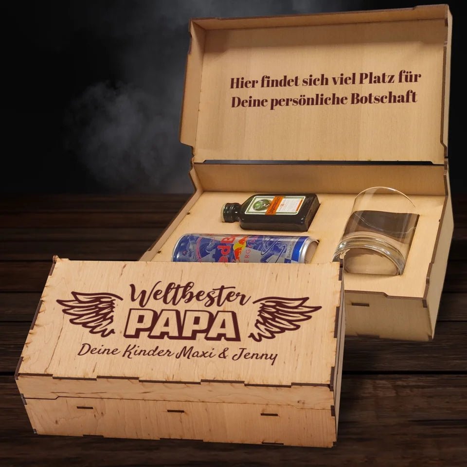 Jägermeister Geschenkbox - Weltbester Papa - Drink4friends - drink4friends