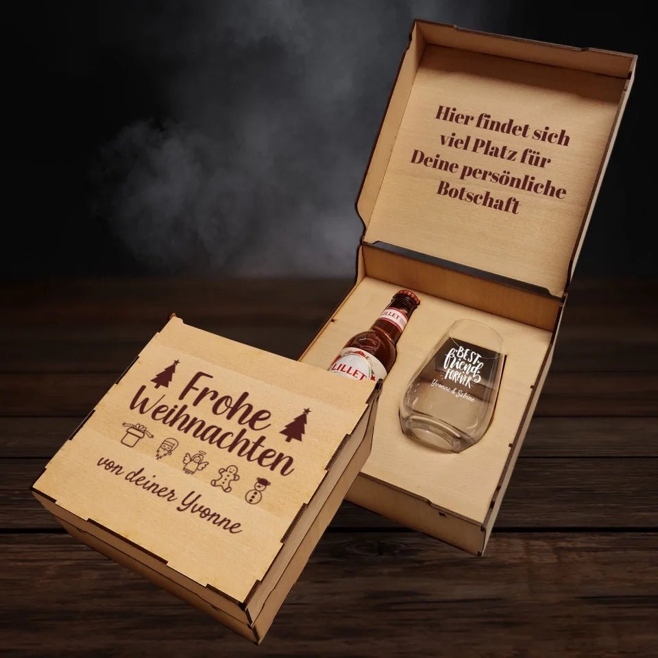 Lillet Berry Geschenkbox - Frohe Weihnachten 3 - Drink4friends - drink4friends