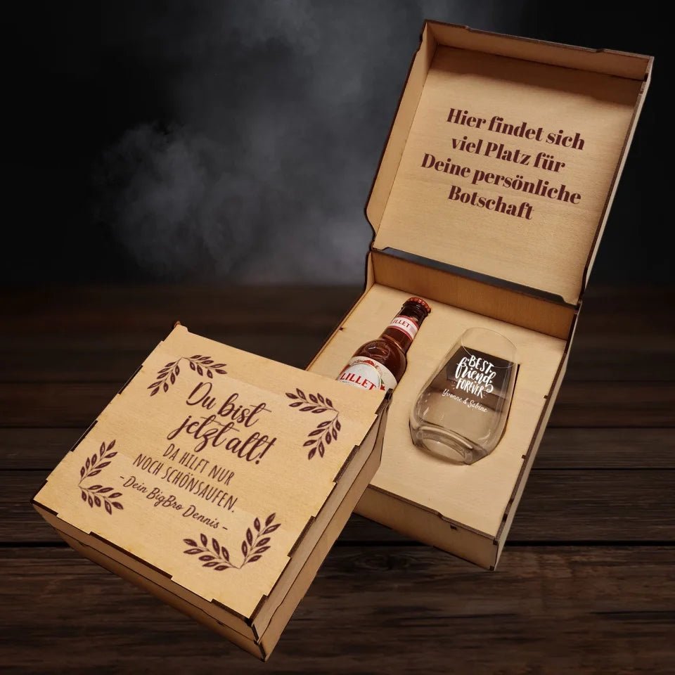 Lillet Berry Geschenkbox - Geburtstag - Du bist jetzt alt... - Drink4friends - drink4friends