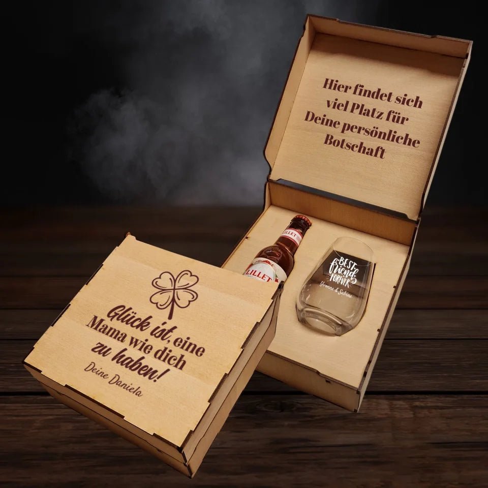 Lillet Berry Geschenkbox - Glück ist eine Mama wie dich zu haben - Drink4friends - drink4friends