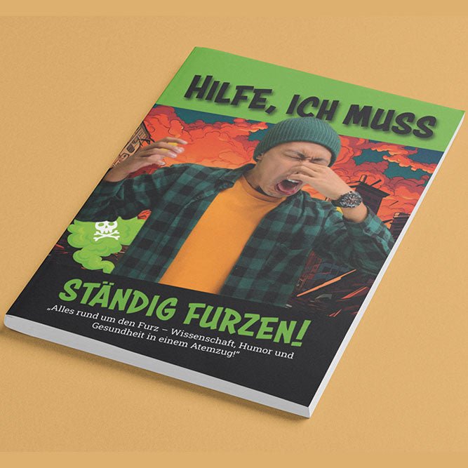 Lustiges Spaßbuch - "Hilfe, ich muss ständig furzen!" - Buich - drink4friends