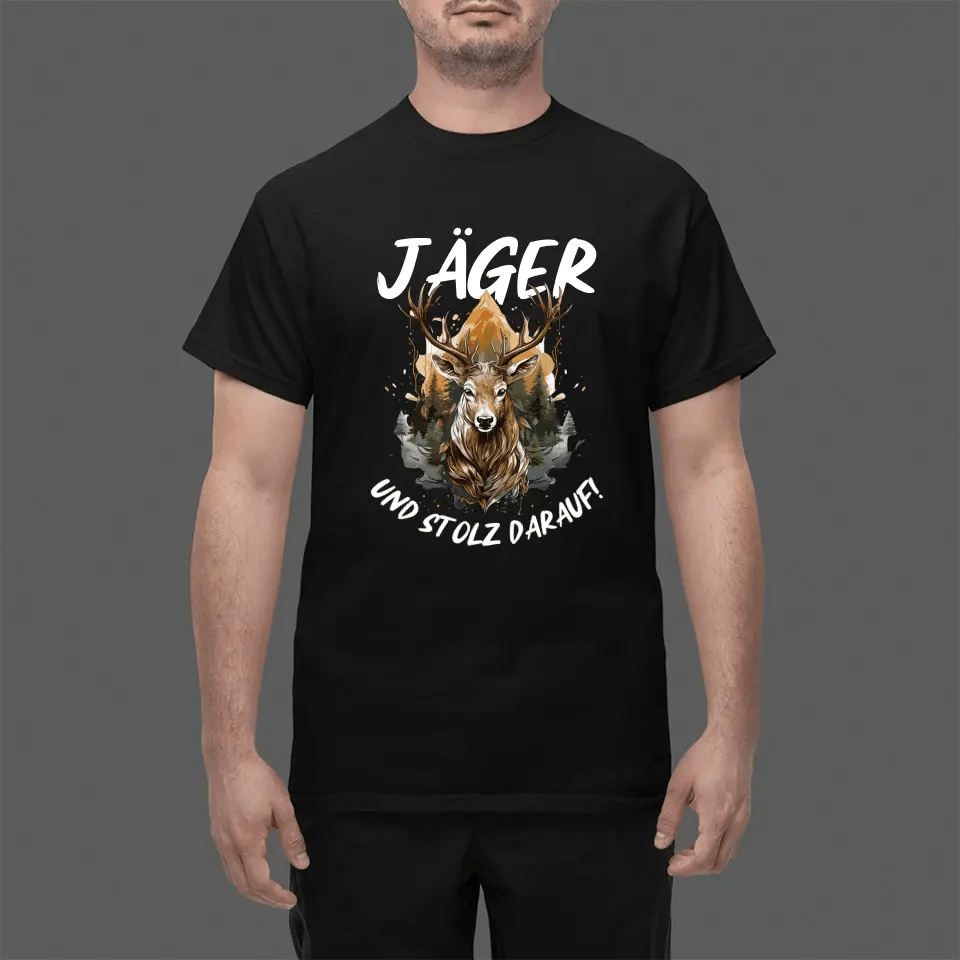 T-Shirt - Jäger und stolz darauf - Personalisierbar - Customizer - drink4friends