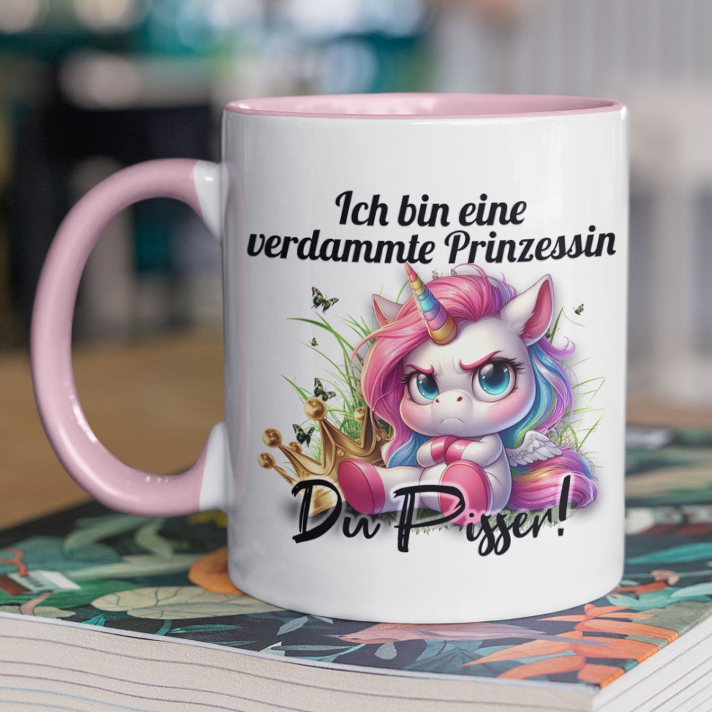 Tasse 11oz - Einhorn - Ich bin eine verdammte Prinzessin - Tasse - drink4friends
