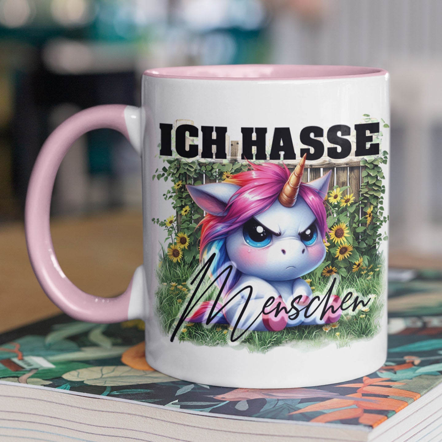 Tasse 11oz - Einhorn - Ich hasse Menschen - Tasse - drink4friends