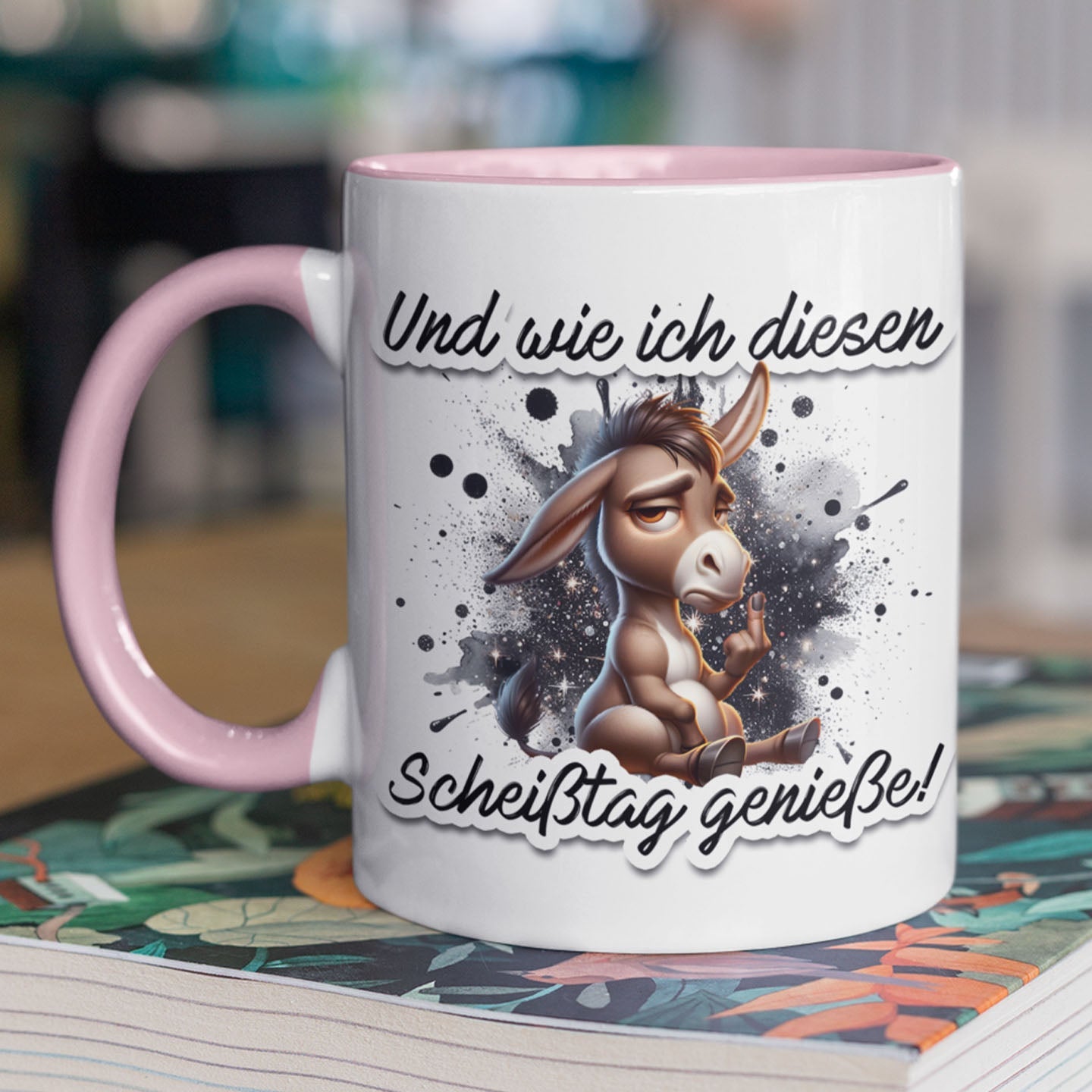 Tasse 11oz - Esel - Scheisstag genießen - Tasse - drink4friends