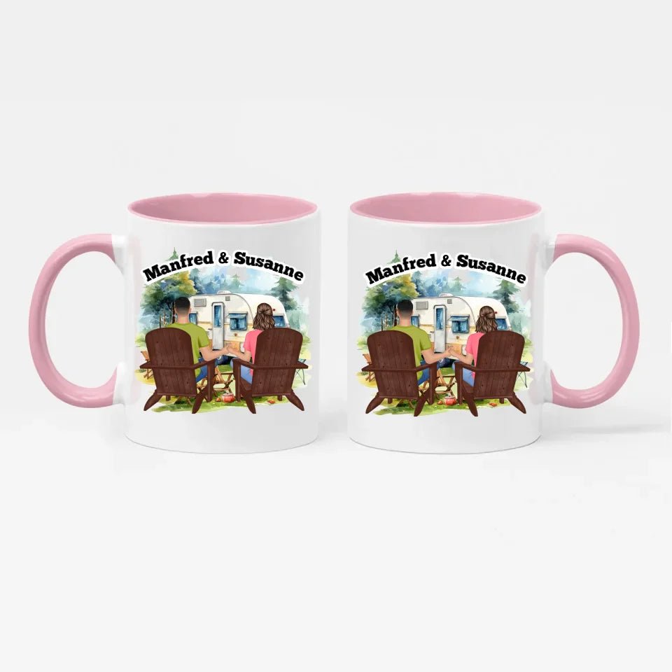 Tasse 11oz - Pärchen sitzend - beidseitig bedruckt - Customizer - drink4friends