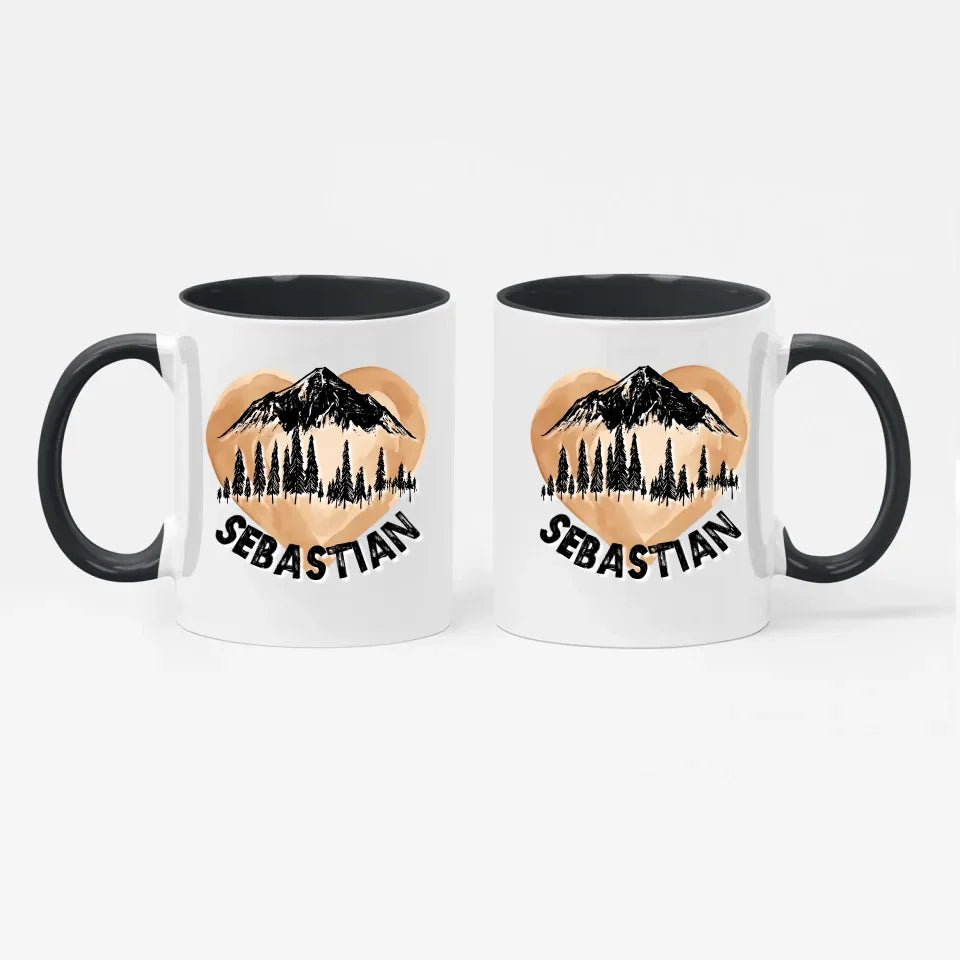 Tasse 11oz - Waldlandschaft - beidseitig bedruckt - Customizer - drink4friends