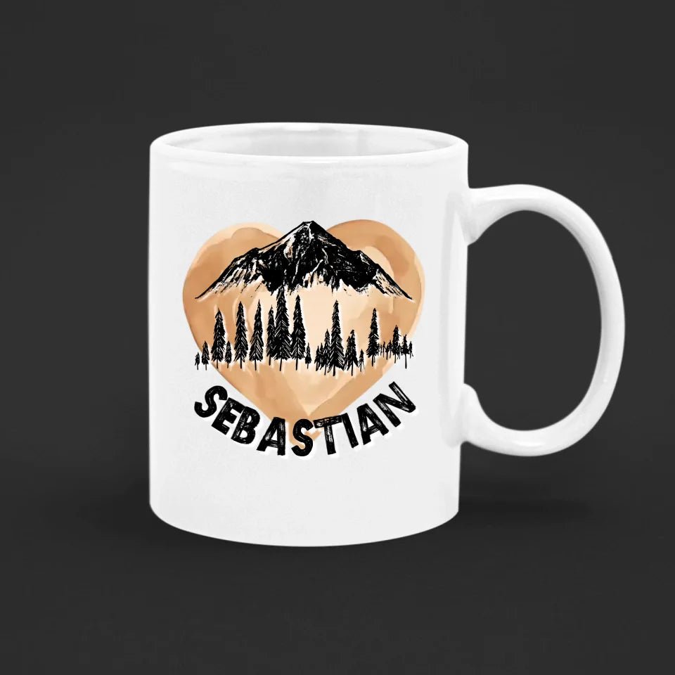 Tasse 11oz - Waldlandschaft - beidseitig bedruckt - Customizer - drink4friends