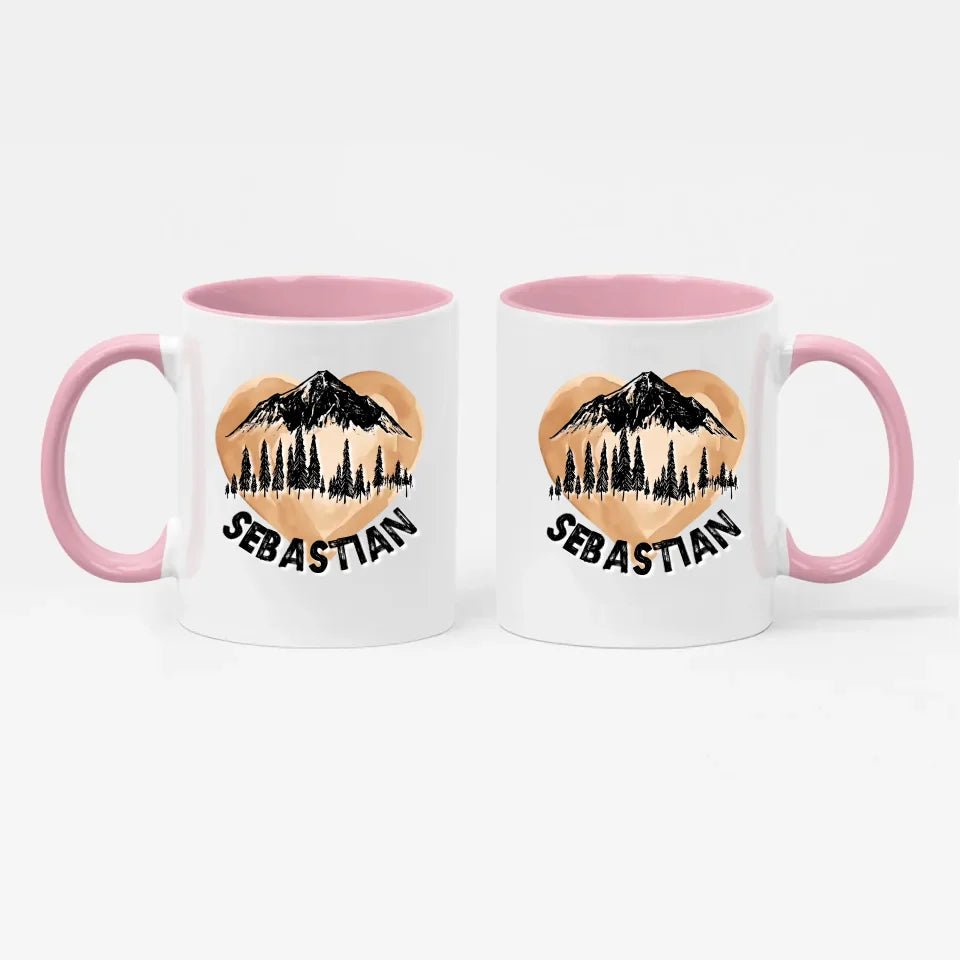 Tasse 11oz - Waldlandschaft - beidseitig bedruckt - Customizer - drink4friends