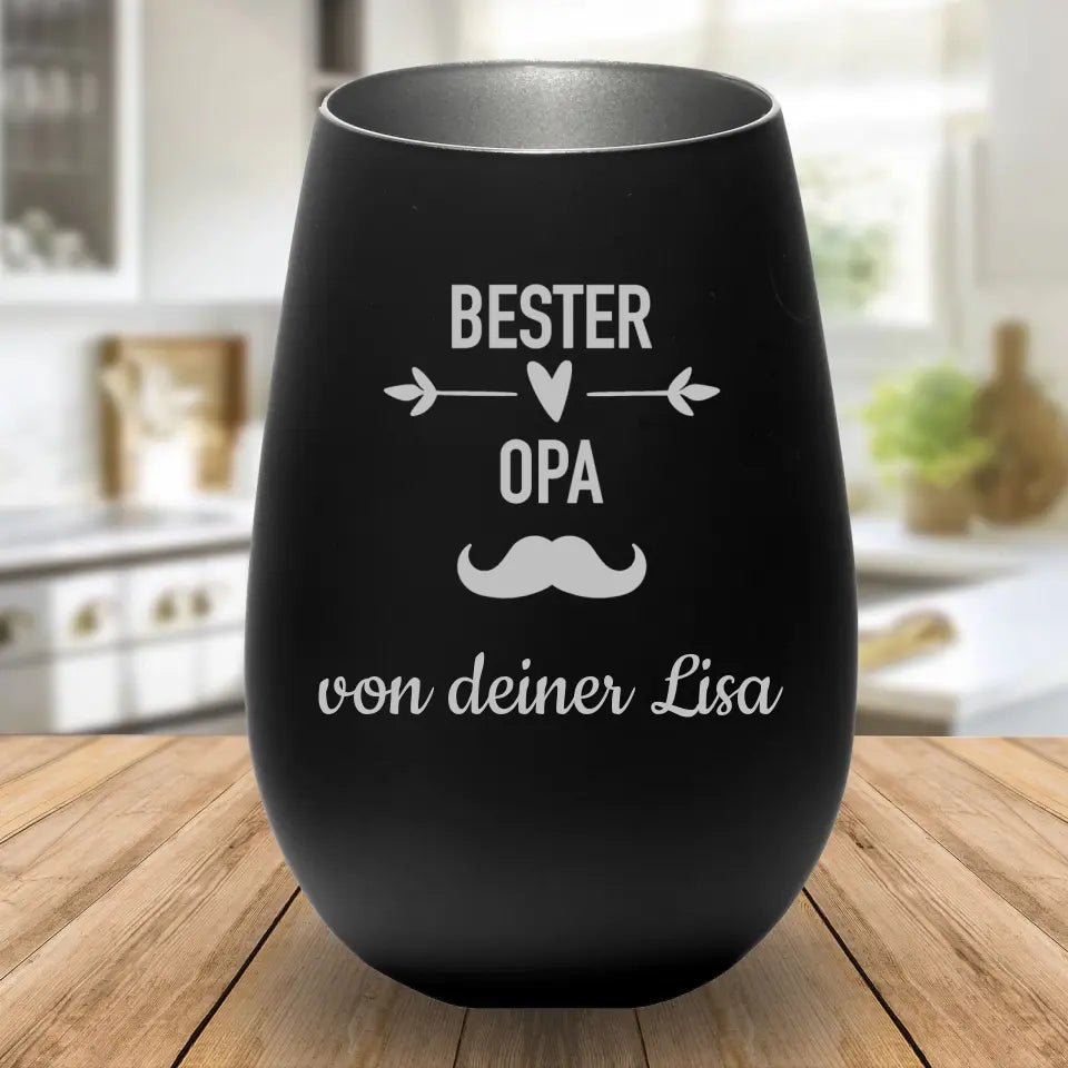 Windlicht - Bester Opa - Customizer - drink4friends