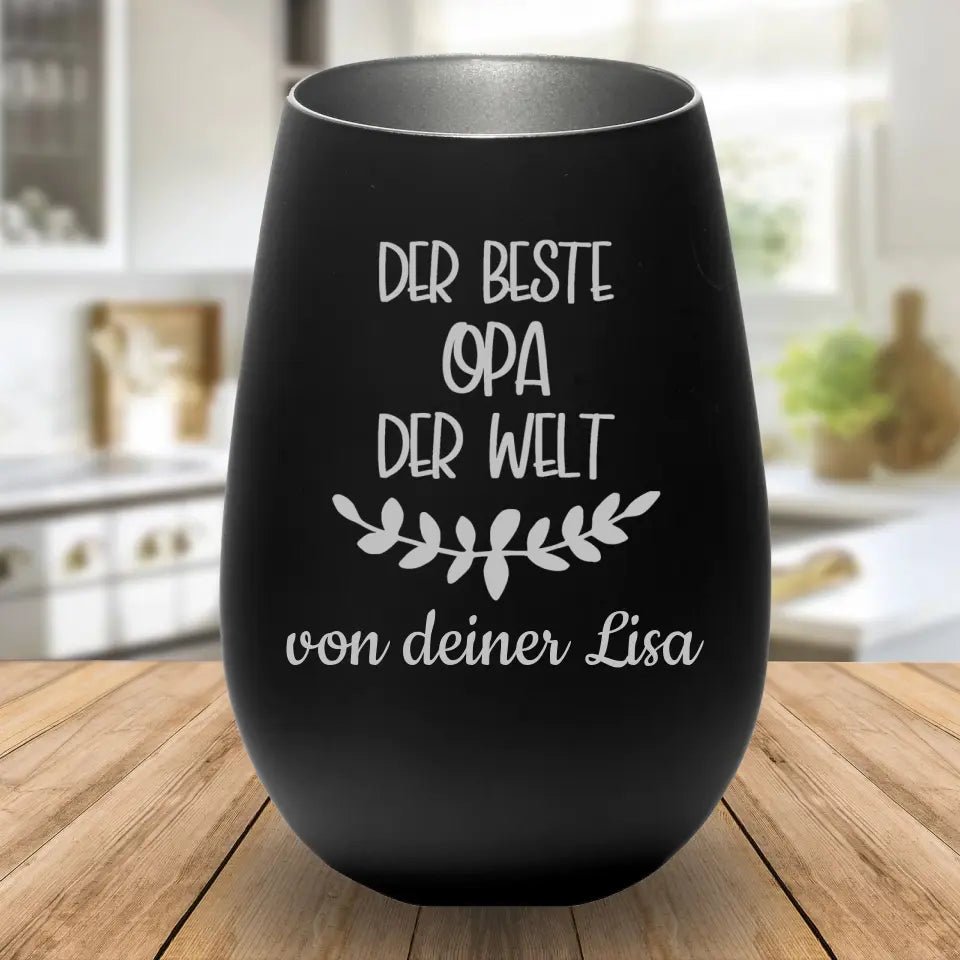 Windlicht - Der beste Opa der Welt - Customizer - drink4friends