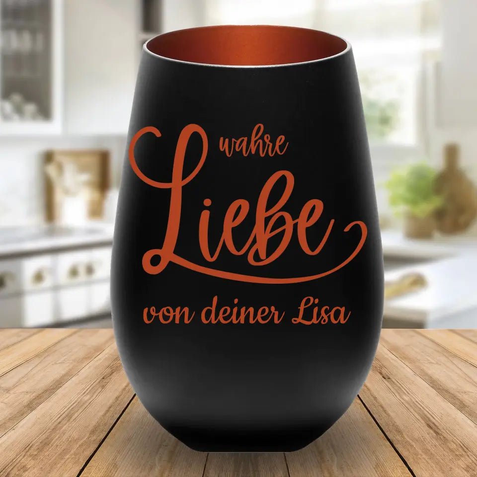 Windlicht - Wahre Liebe - Customizer - drink4friends