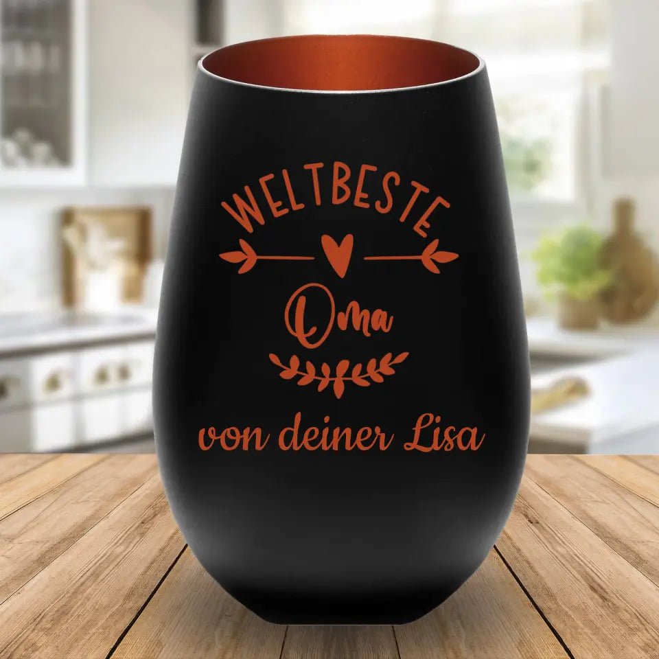 Windlicht - Weltbeste Oma - Customizer - drink4friends