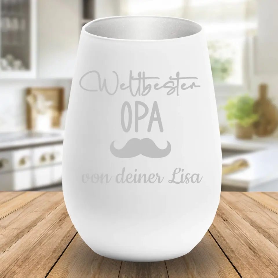 Windlicht - Weltbester Opa - Customizer - drink4friends